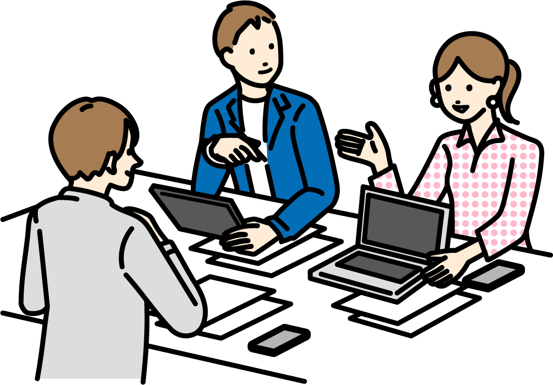 スポット相談のイラスト